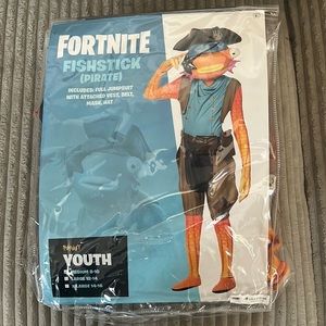 Kids fortnite fish stick costume